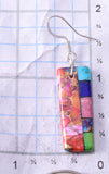 Multistone Santo Domingo Handmade Colors Earrings by Mary Louise Tafoya 3G07U