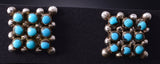 Silver & Turquoise Zuni Petit Point Post Earrings by Calvert Lamy 5G18R