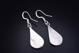 Silver & Turquoise Multistone Zuni Inlay Earrings by Florenda Lonase 5L21K