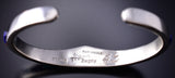Preowned Silver Multistone Navajo Inlay Mountains Bracelet - Calvin Begay 6J23P