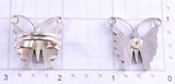 Silver Multistone Zuni Inlay Butterfly Necklace 3-Piece Set Adrian Wallace 5L25Z