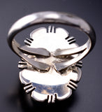 Size 6-3/4 Sonoran Gold Turquoise Navajo Ring by Norvin Johnson 6K26W