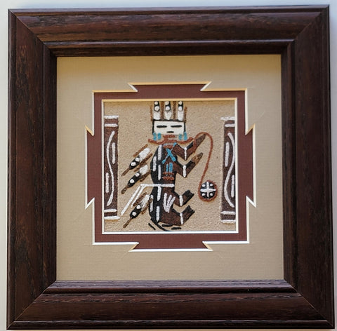 Navajo Sandpainting byMarlene Doby - Yei Bi Chei Design - 6D01S