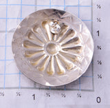 Large Silver Concho Earring by Arlene Tsosie 3E18L