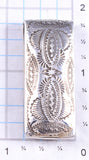 Silver Navajo Handmade Rug Design Money Clip by Shirley Skeets 5L25M