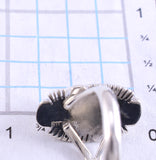 Size 6-3/4 Silver & Golden Hills Turquoise Navajo Ring by Antoinette Martinez 5L26V