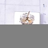 Silver & Turquoise Multistone Navajo Inlay Earrings by Jimmy Harrison 6D20A