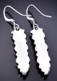 Silver & Opal Navajo Inlay Stacked Earrings by Gary Shorty 6D09F
