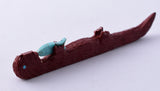 Pipestone Zuni Otter Fetish by Jesus Espino 5L09Q