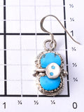 Zuni Turquoise Snake Earrings by Effie C 6K02K