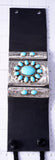 Vintage Silver & Turquoise Navajo Handmade Ketoh Wrap Bracelet Women's Size 5L17L