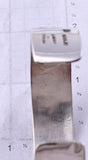 Vintage Silver Navajo Handmade Sacred Homeland Bracelet by Aroy Henry 5K10Z