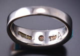 Size 6-1/4 Multistone Inlay Ring by Navajo Artist Aldora Henry 6K22O