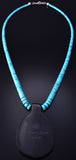 Santo Domingo Pueblo (Kewa) Turquoise Balance Necklace by Mary Tafoya 5H21Z