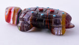 Multi-colored Rainbow Zuni Turtle Fetish by Reynold Lonasee 5L09J