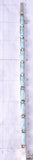 Silver & Opal Navajo Inlay Link Bracelet by Joan Charlie 6H25G