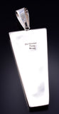 Silver Multistone Navajo Inlay Yei Bi Chei Long Pendant by Jimmy Harrison 5G12O