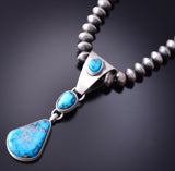 Ithica Peak Kingman turquoise Pendant 3J22X