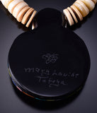 Santo Domingo Pueblo/Kewa Turquoise Multistone Shell Necklace Mary Tafoya 6H06A