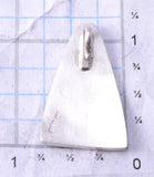 Silver Hopi Handmade Bear Claw Design Pendant by Timothy Mowa 3G05B