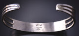 Silver & Opal Zuni Inlay Bracelet by Anson Wallace 5D18S