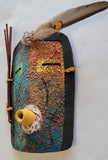Navajo Pottery - Yei Bi Chei Mask - by David John - 4L05O