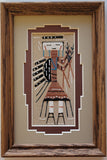 Navajo Sandpainting by Darlene Thomas - Yei Bi Chei design 6D01H