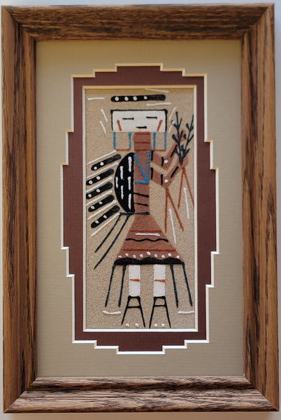 Navajo Sandpainting by Darlene Thomas - Yei Bi Chei design 6D01H