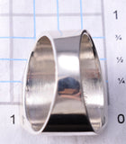 Vintage Sz 13 Silver & Jet Navajo Inlay Yei Bi Chei Men's Ring by Jimmy Harrison 6E14F