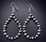 Large Navajo Pearl Earrings 6J32F