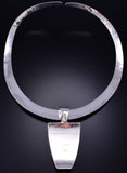 Vintage Silver Multistone Laguna Pueblo Inlay Necklace Set - Frank Carillo 6F09F