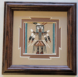 Navajo Sand Painting by Glen Nez 7x7 - 4D10S