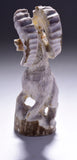 Handcarved Big Horn Sheep Fetish - Antler - by Lewis Malie 4D01W