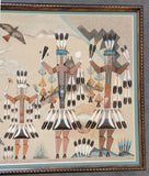 Navajo Sandpainting by Rosie Yellowhair - The Holy One - 6D02U