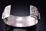 Silver & Turquoise Multistone Zuni Inlay Bracelet by Rick Vacit 3F05Q