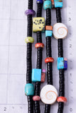Santo Domingo Pueblo (Kewa) Turquoise Multistone Necklace by Mary Tafoya 5H21W