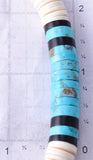 Santo Domingo Pueblo (Kewa) Turquoise Multistone Necklace by Lupe Lavato 5H21U