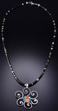 Santo Domingo Pueblo (Kewa) Multistone Flower Necklace by Mary Tafoya 6H31Y