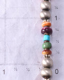 20" Turquoise Multistone w/ Navajo Pearls Necklace 6H06R