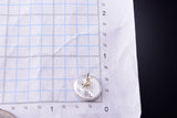 Fiery Opal stud earrings by Delorna Lehi Zuni handmade 3E18P