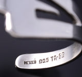 Vintage Mexican Made Silver Bracelet 6B14N