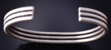 Silver & Carico Lake Turquoise Arrow Protection Bracelet by Erick Begay 5H03Y