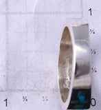 Size 13 Silver Multistone Navajo Inlay Men's Ring by Jimmy Harrison 5H02X