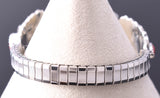 Silver & Turquoise w/ Coral Navajo Feathers Watch by Jeanette Saunders 6H31O