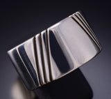 Size 11-1/2 Silver Navajo Handmade Balance Ring by Erick Begay 6C02U