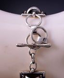 Navajo Handmade Ladies Watch Bracelet by Thomas Charley - 4L04E
