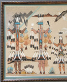 Navajo Sandpainting by Rosie Yellowhair - The Holy One - 6D02U
