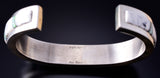 Silver Multistone Navajo Inlay Bracelet by Rick Tolino 5L20C