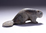 Picasso Marble Handcarved Beaver Fetish by Lance Cheama 4D02E