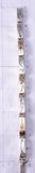 Vintage Silver & 14k Gold For Nature Navajo Link Bracelet Fernando Benally 6E14T
